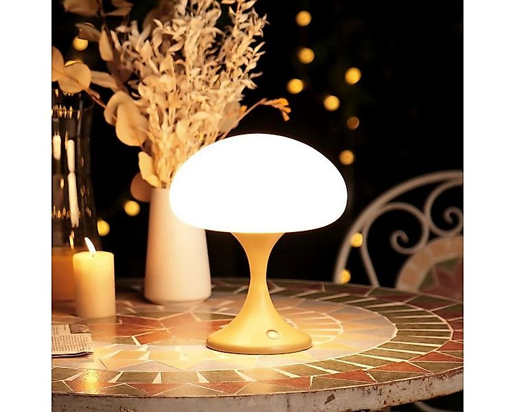 EVERY LED Tischleuchte Pilzlampe Nachttischlampe Touch-Funktion Aufladbar D günstig online kaufen
