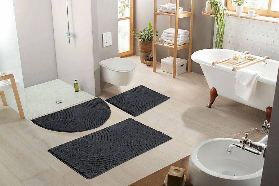 my home Badematte »Ognon, Scandi, Boho, modernes Muster«, rutschhemmend bes günstig online kaufen