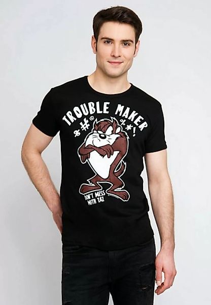 LOGOSHIRT T-Shirt Looney Tunes - Taz - Trouble Maker mit tollem Taz-Print günstig online kaufen