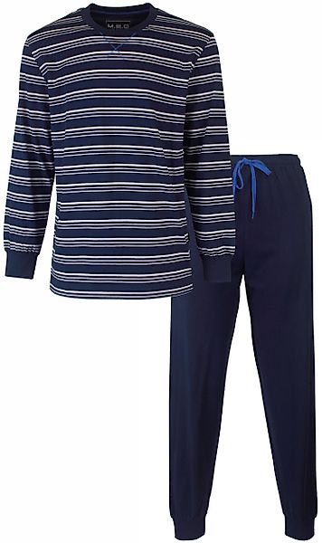 M.E.Q. Schlafanzug Herren Pyjama lang mit günstig online kaufen