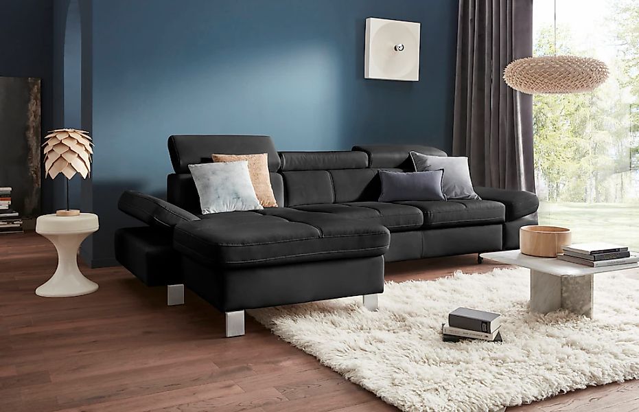 exxpo - sofa fashion Ecksofa "Fiji, hochwertige Detailverarbeitung, Breite günstig online kaufen