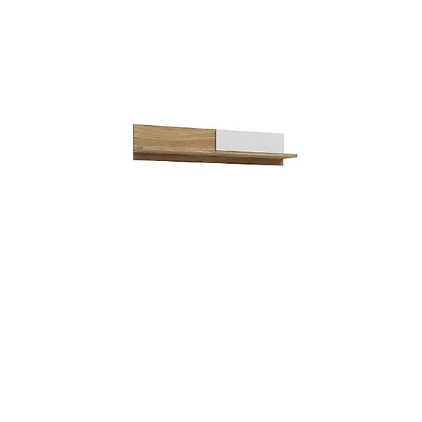 Wandregal SAITAMA von Forte Grau / Eiche günstig online kaufen