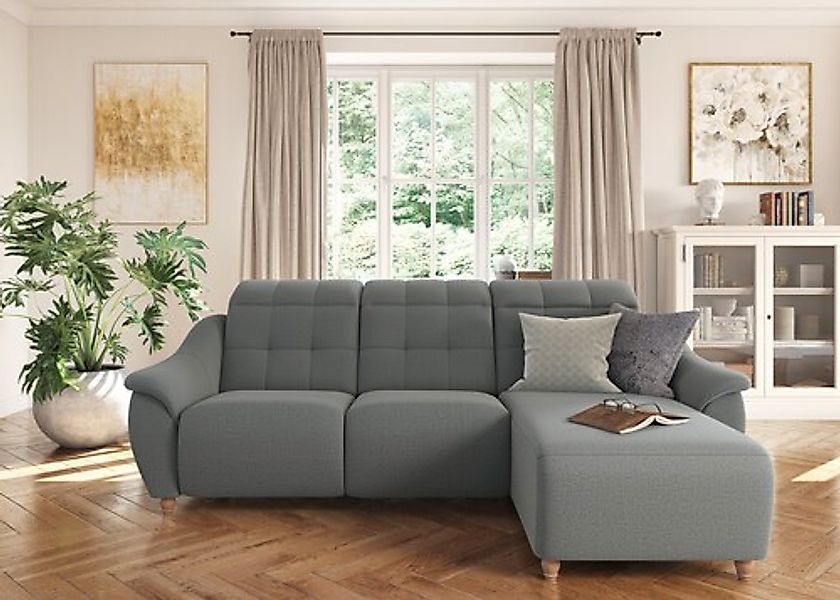 Home affaire Ecksofa »Boston L-Form« Kopfteilverstellung an jeder Sitzfläch günstig online kaufen