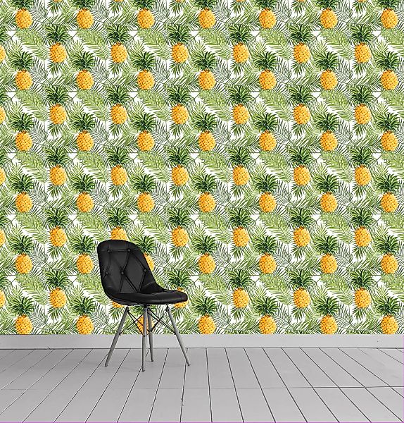 queence Vinyltapete »Kennedy«, bedruckt-tropisch, 90x250cm, selbstklebend, günstig online kaufen