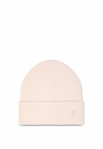 Calvin Klein Strickmütze "CK METAL WOOL BEANIE" aus weicher Wollmischung günstig online kaufen