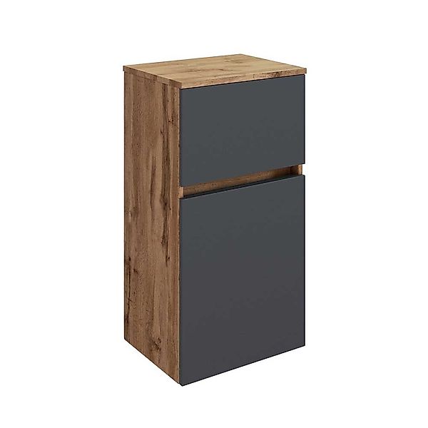Badschrank in Wildeichefarben und Anthrazit Stand- und Wandmontage günstig online kaufen