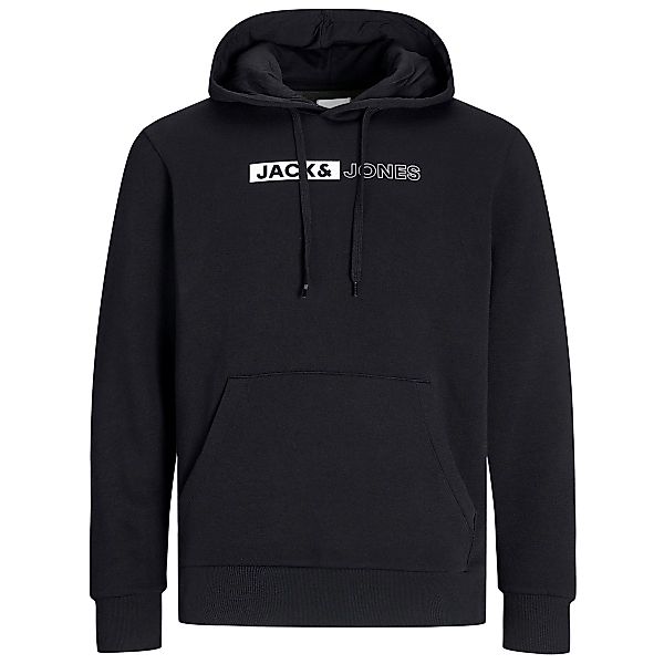 Jack&Jones Hoodie aus Baumwollmischung Farbe schwarz Größe: 6XL günstig online kaufen