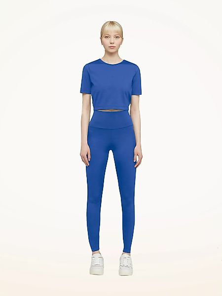 Wolford - The Workout Top Short Sleeves, Frau, dazzling blue, Größe: M günstig online kaufen