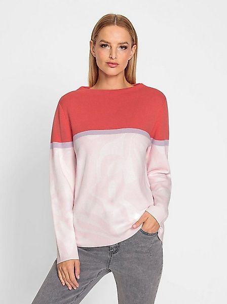 heine Strickpullover Pullover Langarm Feinstrick, Jacquard günstig online kaufen