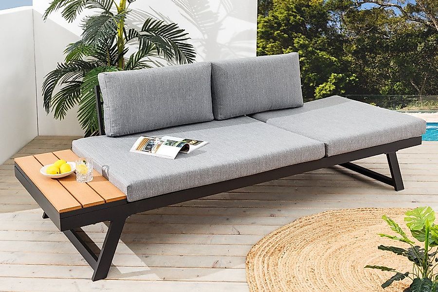riess-ambiente Loungesofa MODULAR MIAMI 230cm grau natur anthrazit · wetter günstig online kaufen