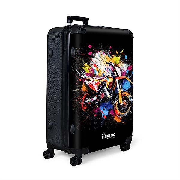 NoBoringSuitcases.com© Hartschalen-Trolley Motor mit bunter Farbe günstig online kaufen