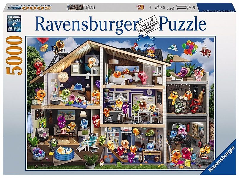 Ravensburger Puzzle 5000 Teile Ravensburger Puzzle Gelini Puppenhaus 17434, günstig online kaufen