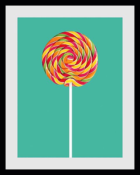 queence Bild "Lollipop", Süßigkeiten-Kunst-Foto-Süßspeisen-Lebensmittel, (1 günstig online kaufen