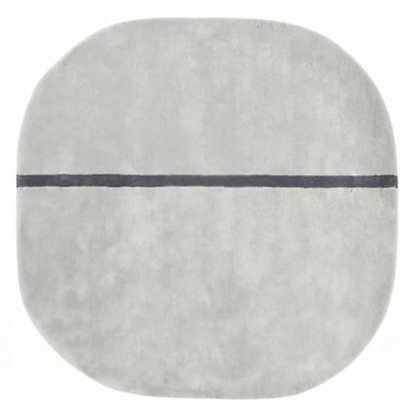 Teppich Oona textil grau - 140 x 140 cm - Normann Copenhagen - Grau günstig online kaufen