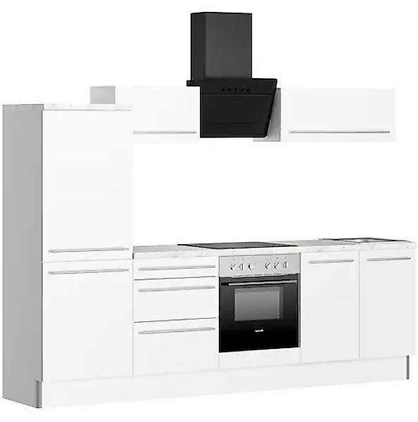 KOCHSTATION Küche »KS-Bern2«, Breite 270 cm, wahlweise mit E-Geräten, Seite günstig online kaufen