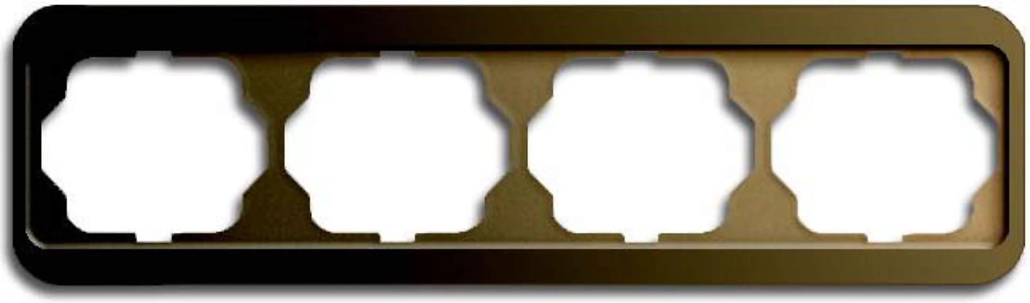 Busch-Jaeger Rahmen 4-fach bronze, waager.alpha 1724-21 - 2CKA001754A1736 günstig online kaufen