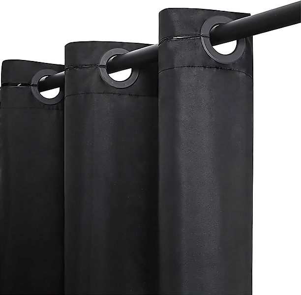 LikeKa Duschvorhangstange Duschstange schwarz,Gardinenstange ohne Bohren Kl günstig online kaufen