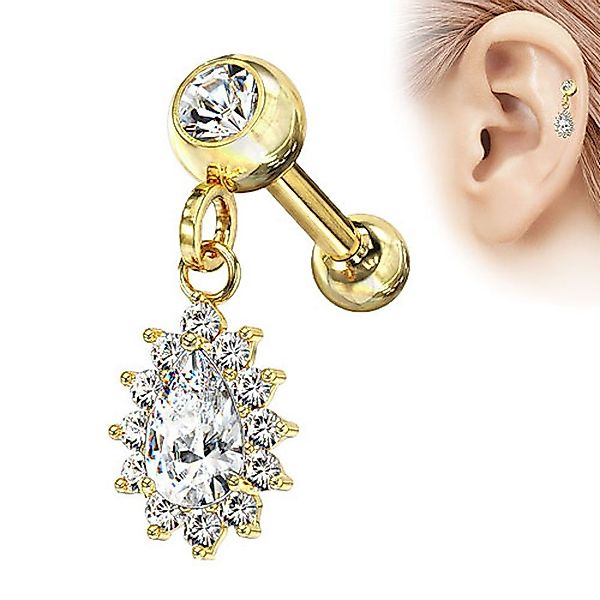 Taffstyle Piercing-Set Tragus Ohr Knorpel mit günstig online kaufen