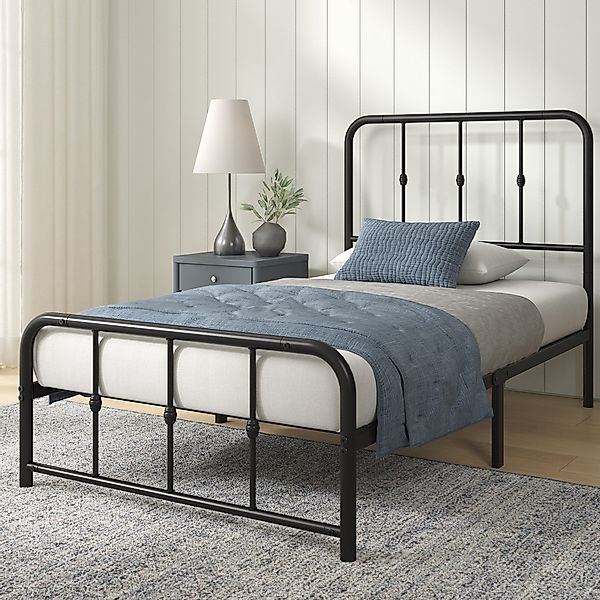 ZINUS Bettgestell Florence, Bett mit Kopf- und Fussteil, (90x200cm & 140x20 günstig online kaufen