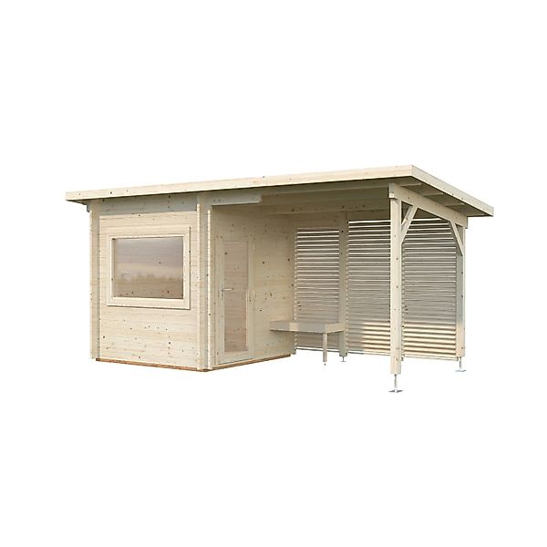 Palmako Sauna Sanna Naturbelassen 490 cm x 210 cm günstig online kaufen