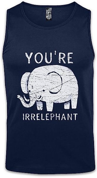 Urban Backwoods Tanktop You're Irrelephant Ärmelloses T-Shirt Tiger Elefant günstig online kaufen
