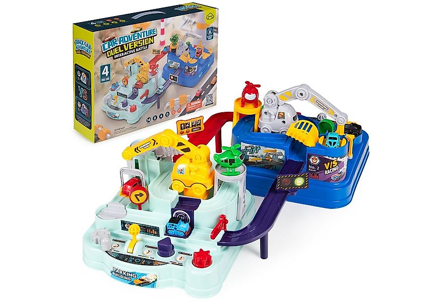 COIL Autorennbahn Autospielzeug, Montessori-Lernspielzeug, Rennstreckenspie günstig online kaufen