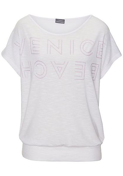 Venice Beach Rundhalsshirt mit Logoprint, T-Shirt, sommerlich-sportlicher L günstig online kaufen