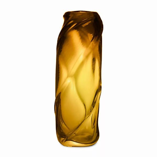 Vase Water Swirl glas orange / H 47 cm - Mundgeblasenes Glas - Ferm Living günstig online kaufen