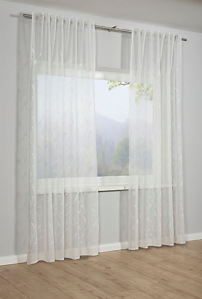 GARDINIA Gardine Schal mit Gardinenband Dolly-Voile günstig online kaufen