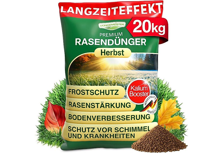 DÜNGEMEISTER Rasendünger Herbstdünger Herbst, 20 kg, Widerstandsfähigkeit g günstig online kaufen