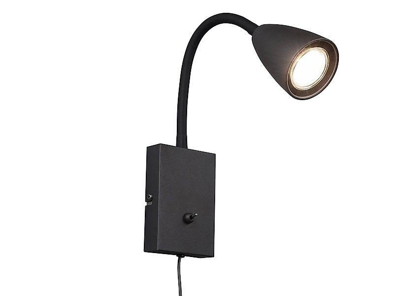 TRIO Leuchten LED Leselampe mit Schalter und Stecker, Höhe 23,5cm, Dimmfunk günstig online kaufen