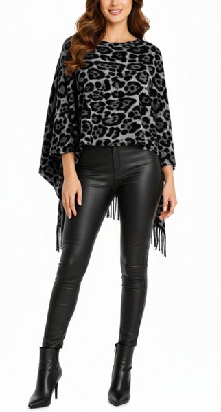 dy_mode Strickponcho Damen Feinstrick Poncho mit günstig online kaufen