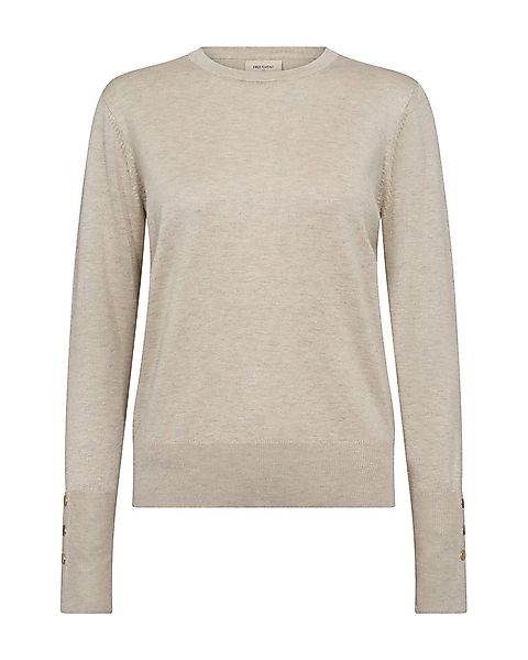 FREEQUENT Strickpullover FQKATIE-PULLOVER mit Zierknöpfen günstig online kaufen