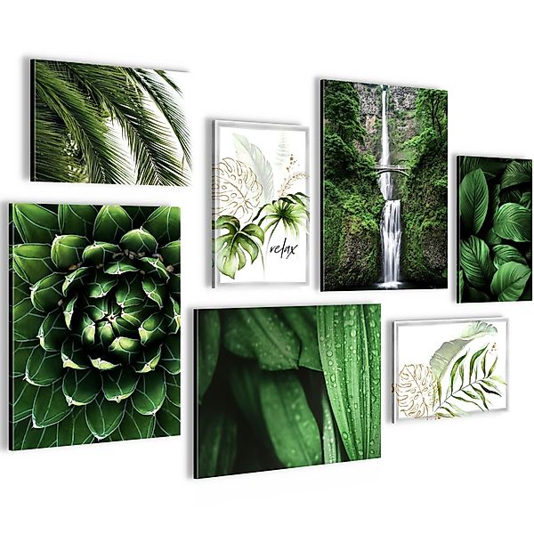 Novart Wandbild Wald Hirsch KOMPLETT AUFHÄNGFERTIG günstig online kaufen