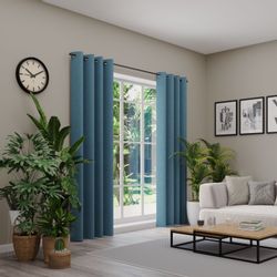 Neutex for you Vorhang "BELMONDO" Ösen 1 Stk. tlg. Uni mit samtiger Oberflä günstig online kaufen