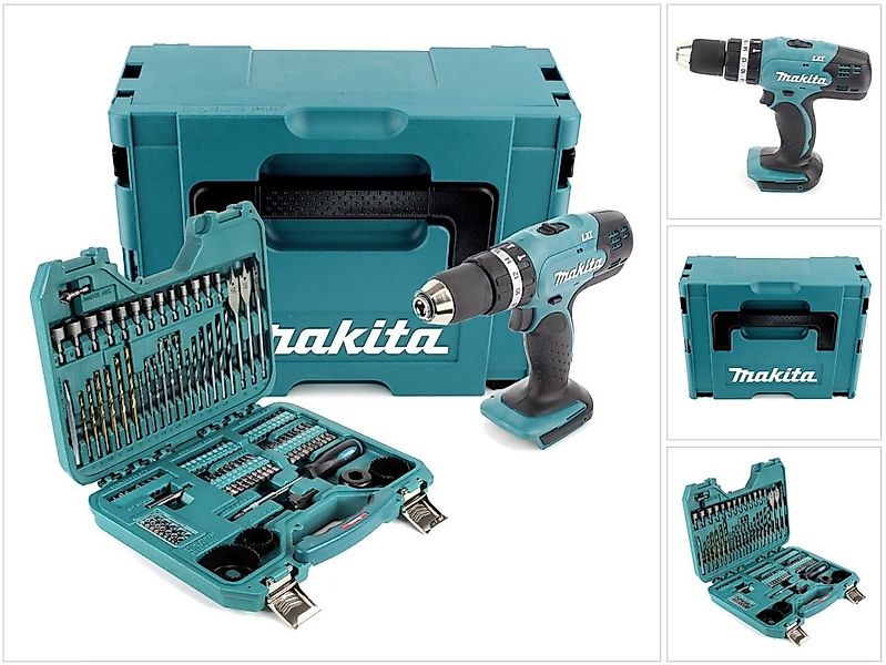 Makita Schlagbohrmaschine DHP 453 ZJ Akku Schlagbohrschrauber 18 V 42 Nm + günstig online kaufen