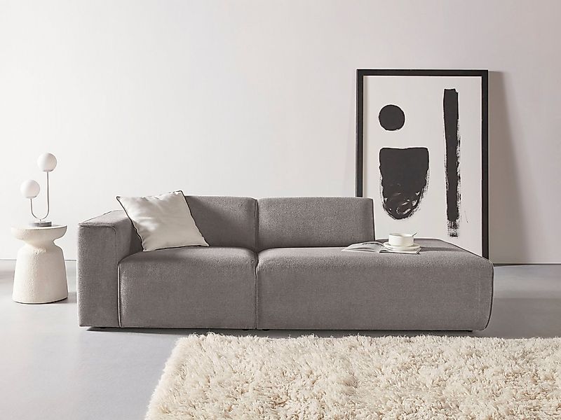 andas 2-Sitzer "Noord", mit Kedernaht, Breite 227 cm, Cord, Struktur, Webst günstig online kaufen