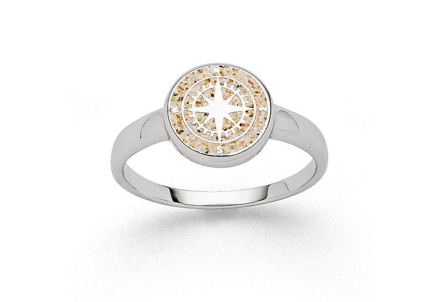 DUR Fingerring DUR Schmuck: Ring "Kompass" mit Strandsand R5157 günstig online kaufen