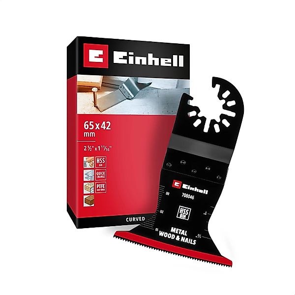 Einhell Tauchsägeblatt HSS BiM Curved 65 mm x 42 mm günstig online kaufen