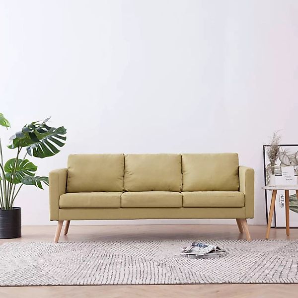 3-sitzer-sofa Stoff Grün günstig online kaufen