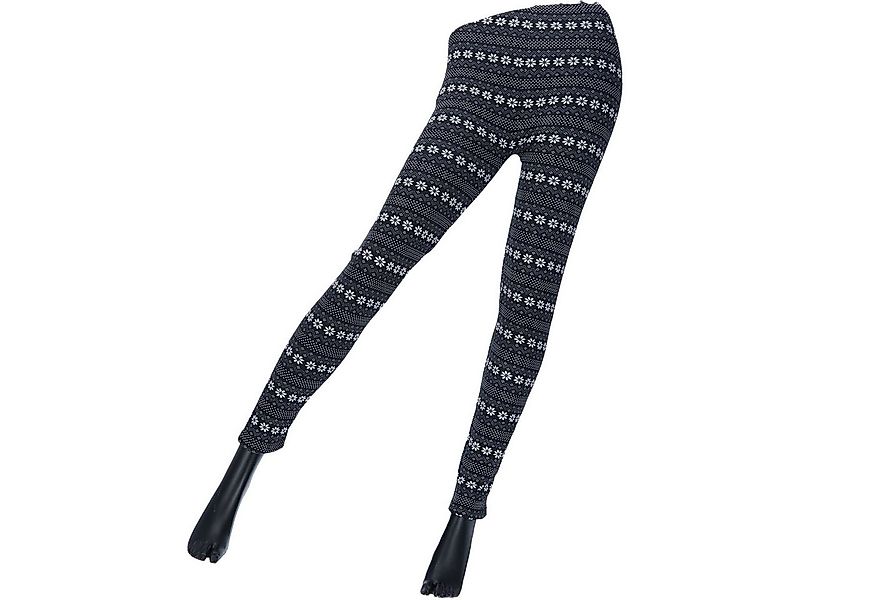 Antonio Jeansleggings Antonio Winter Leggings Norweger Style Gr. XXL schwar günstig online kaufen