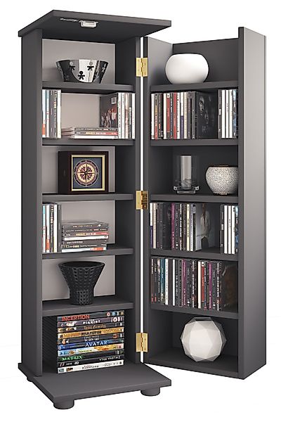 VCM CD-Regal Holz Schrank CD DVD günstig online kaufen