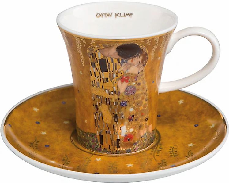 Goebel Espressotasse »Der Kuss«, goldfarben günstig online kaufen