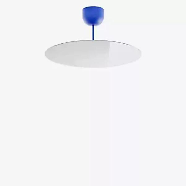 Luceplan Millimetro Pendelleuchte LED, blau/blau - H. 23 cm - ø50 - Phasend günstig online kaufen