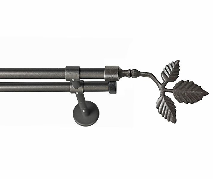 GARESA Gardinenstange "SHEET" Ø 16 mm 2 läufig-läufig Wunschmaßlänge Vorhan günstig online kaufen