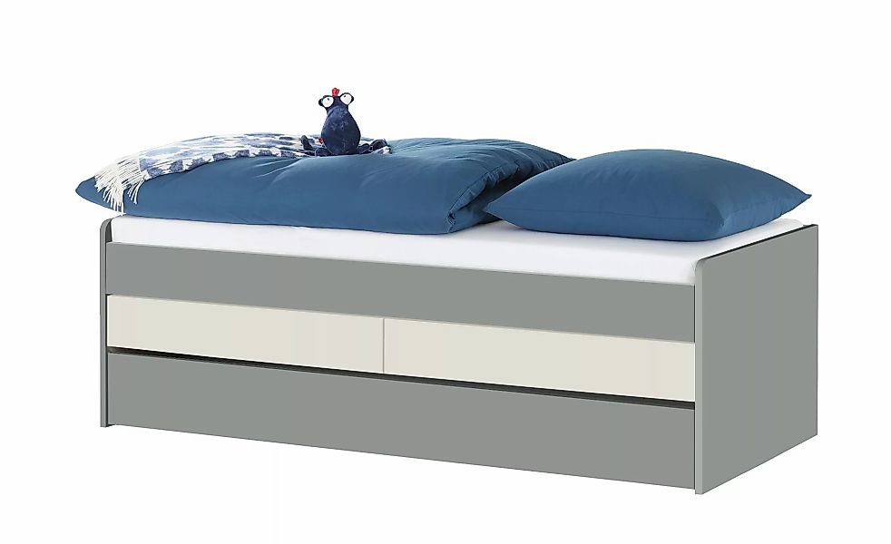 Duobett mit Stauraum  Grow Up ¦ grau ¦ Maße (cm): B: 97 H: 66 Betten > Bett günstig online kaufen