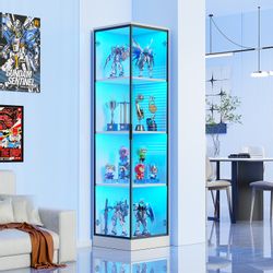 BROTTAR Eckvitrine Glasvitrine mit LED Beleuchtung günstig online kaufen