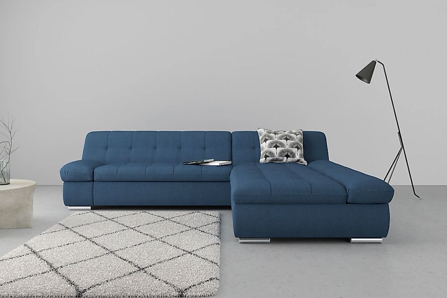 DOMO collection Ecksofa »Mona L-Form«, wahlweise mit Bettfunktion günstig online kaufen