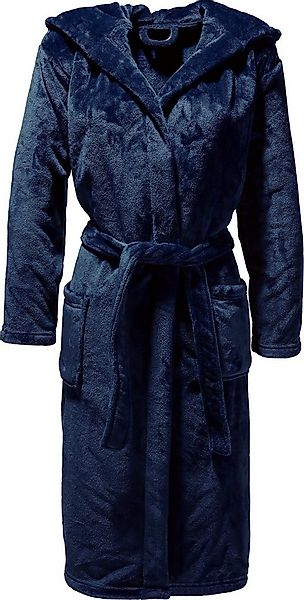 REDBEST Bademantel Unisex-Bademantel "Perris" mit Kapuze, Langform, Fleece, günstig online kaufen