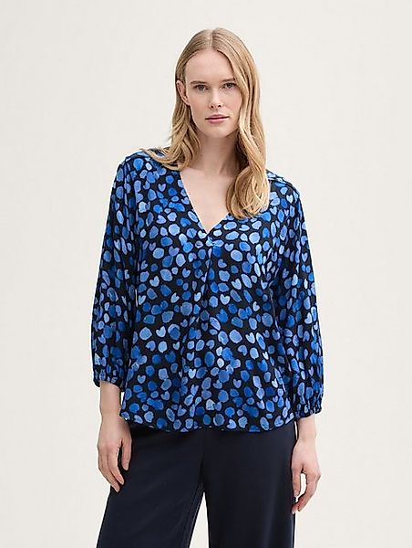 TOM TAILOR Langarmbluse Bluse mit V-Ausschnitt günstig online kaufen